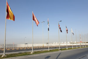 New Exhibition Convention Centre Flag Poles